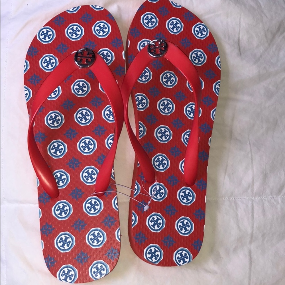 New Tory Burch flip-flops